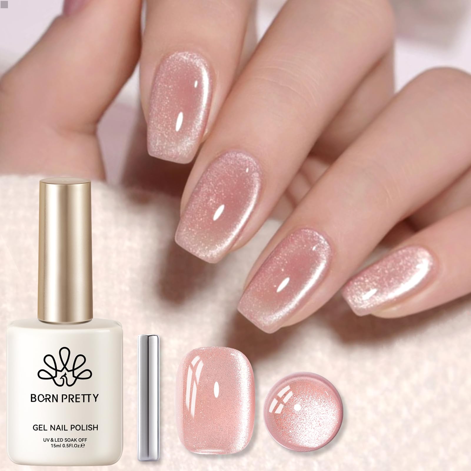 Amazon | BORN PRETTY マグネットネイル 15ML ジェル キャッツアイ